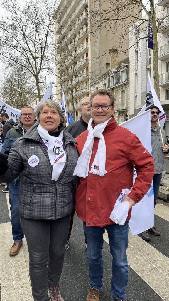 2 hospitaliers à la manifestation31 janvier